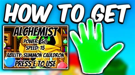 how to get alchemist glove in slap battles